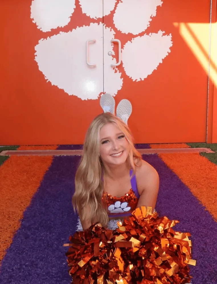 WADA alum on the Clemson dance team