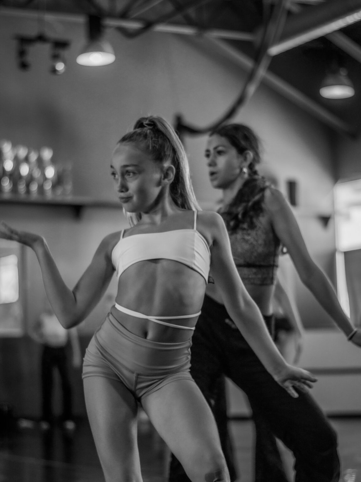 Dancers in rehearsal at the studio