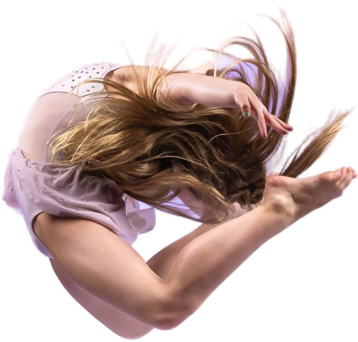 WADA company dancer in a C jump